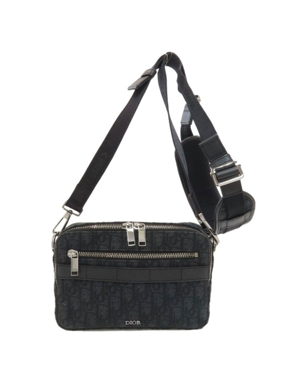 Dior Safari Oblique Shoulder Bag Canvas